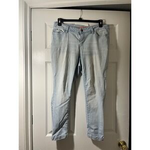YMI Womens Jeans Light Wash Skinny Fit Size 16